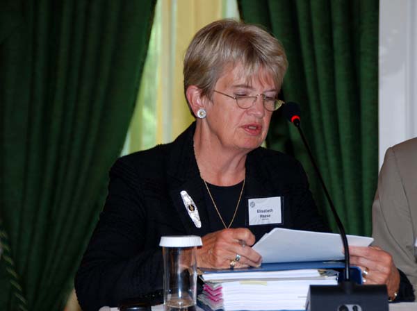 Presiding Officer of the General Meeting, Elisabeth Haase